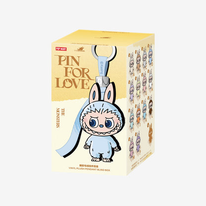 Pop Mart The Monsters Pin for Love Series Vinyl Plush Pendant Blind Box (A-M)