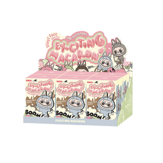 Pop Mart Labubu The Monsters Exciting Macaron Vinyl Plush Blind Box