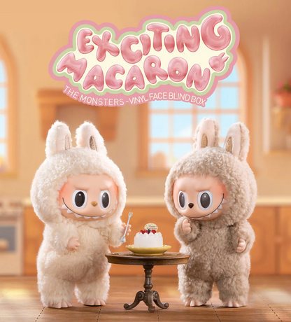 Pop Mart Labubu The Monsters Exciting Macaron Vinyl Plush Blind Box