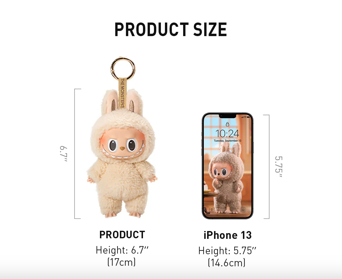 Pop Mart Labubu The Monsters Exciting Macaron Vinyl Plush Blind Box